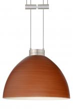 Besa Lighting 1XA-4679CH-SN - Besa Pendant Brella Satin Nickel Cherry 1x50W Halogen