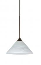 Besa Lighting 1XC-117652-LED-BR - Besa Pendant Kona Bronze Marble 1x5W LED