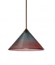 Besa Lighting 1XT-117691-LED-BR - Besa Pendant Kona Bronze Bi-Color 1x5W LED