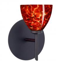 Besa Lighting 1SW-185841-BR - Besa Divi Wall 1SW Garnet Bronze 1x40W G9