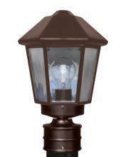 Besa Lighting 327298-POST - Costaluz 3272 Series Post Bronze 1x75W A19