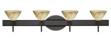 Besa Lighting 4SW-174383-LED-BR - Besa Wall Domi Bronze Mocha 4x5W LED