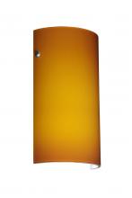 Besa Lighting 704280-LED-SN - Besa Tamburo LED Wall Amber Matte Satin Nickel 1x8W LED