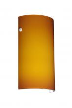 Besa Lighting 704280-WH - Besa Wall Tamburo White Amber Matte 1x75W Medium Base