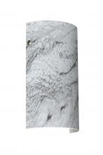 Besa Lighting 7042MG-LED-PN - Besa Tamburo LED Wall Marble Grigio Polished Nickel 1x8W LED