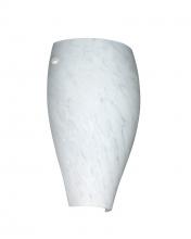 Besa Lighting 704319-WH - Besa Wall Chelsea White Carrera 1x75W Medium Base