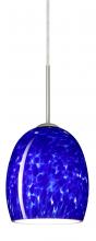 Besa Lighting J-169786-LED-SN - Besa Lucia LED Pendant For Multiport Canopy Blue Cloud Satin Nickel 1x9W LED