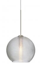 Besa Lighting RXP-461500-SN - Besa Pendant Kristall 6 Satin Nickel Clear 1x35W Halogen