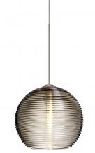 Besa Lighting RXP-461502-SN - Besa Pendant Kristall 6 Satin Nickel Smoke 1x35W Halogen