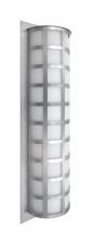 Besa Lighting SCALA28-WA-SL - Besa Outdoor Scala 28 Silver White Acrylic 3x60W A19