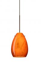 Besa Lighting XP-1713HB-BR - Besa Pendant Pera 6 Bronze Habanero 1x50W Halogen