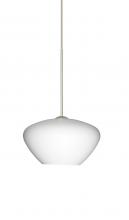 Besa Lighting XP-541007-SN - Besa Pendant Peri Satin Nickel Opal Matte 1x50W Halogen