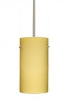 Besa Lighting 1TT-4120VM-SN - Besa Stem Pendant Tondo 12 Satin Nickel Vanilla Matte 1x150W A21