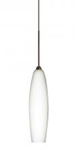 Besa Lighting 1XP-439507-BR - Besa Pendant Zumi Bronze Opal Matte 1x35W Halogen