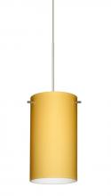 Besa Lighting 1XC-4404VM-LED-SN - BESA PENDANT STILO 7 SATIN NICKEL VANILLA MATTE 1X6W LED