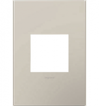 Legrand AWP1G2GG4 - adorne® Greige One-Gang Screwless Wall Plate with Microban®