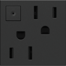 Legrand ARPS152G4 - adorne® 15A Energy-Saving On/Off Outlet, Graphite