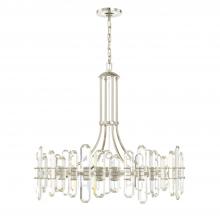 Crystorama BOL-8889-PN - Bolton 12 Light Polished Nickel Chandelier