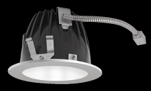 RAB Lighting NDLED6RD-80YN-W-S - RECESSED DOWNLIGHTS 20 LUMENS NDLED6RD 6 INCH ROUND UNIVERSAL DIMMING 80 DEGREE BEAM SPREAD 3500K