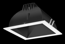 RAB Lighting NDLED4SD-80YNHC-B-W - RECESSED DOWNLIGHTS 12 LUMENS NDLED4SD 4 INCH SQUARE UNIVERSAL DIMMING 80 DEGREE BEAM SPREAD 3500K