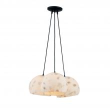 Justice Design Group ALR-6534-MBLK - Globe 3-Light Cluster Pendant