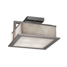 Justice Design Group CLD-7517W-NCKL - Laguna 12" LED Outdoor Flush-Mount