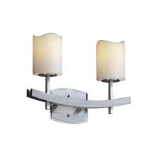 Justice Design Group CNDL-8592-14-AMBR-NCKL - Archway 2-Light Bath Bar