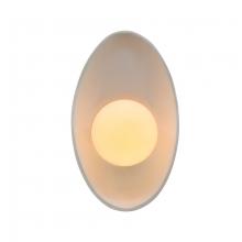 Justice Design Group CER-3045-MAT - Oval Coupe Wall Sconce