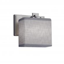 Justice Design Group FAB-8447-55-GRAY-NCKL - Era ADA 1-Light Wall Sconce