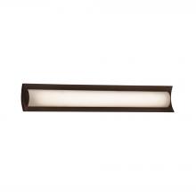 Justice Design Group FSN-8635-OPAL-DBRZ - Lineate 30" Linear LED Wall/Bath