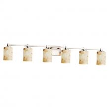 Justice Design Group ALR-8426-10-NCKL - Tetra 6-Light Bath Bar