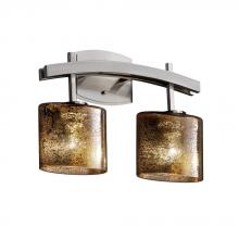 Justice Design Group FSN-8592-30-WEVE-NCKL - Archway 2-Light Bath Bar