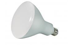 Satco Products Inc. S9640 - 16.5 Watt; LED BR40; 4000K; 103 deg. Beam Angle; Medium base; 120 Volt; Dimmable