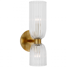 Visual Comfort & Co. Signature Collection ARN 2500HAB-CG - Asalea 16" Double Bath Sconce