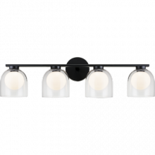 Matteo Lighting W60704BKCL - Derbishone Wall Sconce