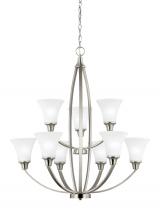 Generation Lighting 3113209EN3-962 - Nine Light Chandelier