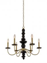 Allegri by Kalco Lighting 031550-039 - Piedra 6 Light Chandelier