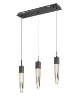 Avenue Lighting HF1900-3-AP-BK - The Original Aspen Collection Black 3 Light Pendant Fixture