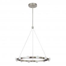 Kuzco Lighting Inc PD63428-BN - Rezz 28-in Brushed Nickel LED Pendant