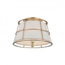 Hudson Valley 9814-AGB - 2 LIGHT SEMI FLUSH