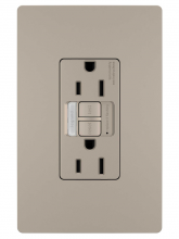 Legrand Radiant 1597NTLTRNICC4 - radiant® Tamper-Resistant 15A Duplex Self-Test GFCI Receptacles with SafeLock® Protection and Night 