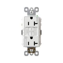 Legrand Radiant 2097TRCDW - radiant? Tamper-Resistant and Dual Controlled 20A Duplex Self-Test GFCI Receptacles with SafeLock?