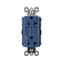 Legrand Radiant 2097TRCDBL - radiant? Tamper-Resistant and Dual Controlled 20A Duplex Self-Test GFCI Receptacles with SafeLock?