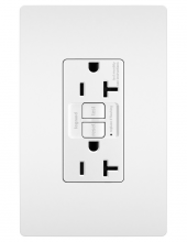 Legrand Radiant 2097TRAPLW - radiant® Tamper-Resistant Sensitive Appliance Duplex 20A Duplex Self-Test GFCI Receptacles with Safe