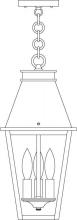 Arroyo Craftsman CRH-8CLR-S - 8" croydon pendant