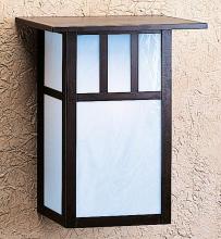 Arroyo Craftsman HS-12ECS-RB - 12" huntington sconce with roof and no overlay (empty)