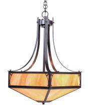 Arroyo Craftsman SGCH-20OF-RB - 20" saint george inverted chandelier