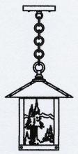 Arroyo Craftsman TRH-9MNWO-RB - 9" timber ridge pendant with mountain filigree