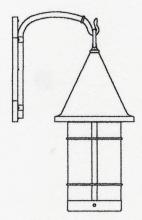 Arroyo Craftsman VB-11GW-RC - 11" valencia wall mount