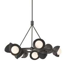 Hubbardton Forge 131068-SKT-MULT-14-10-GG0711 - Brooklyn 9-Light Double Shade Ring Pendant